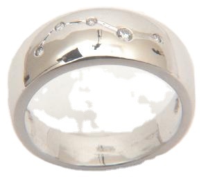 Venta caliente anillo de boda 925 joyería de plata esterlina al por mayor anillo de ajuste de piedra de circón pavé - Product Image 2