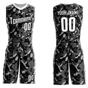 Ensemble de maillot de basket-ball pour hommes, sans manches, séchage rapide, 100% polyester, impression par transfert thermique, logo d'équipe personnalisé 3D - Product Image 6