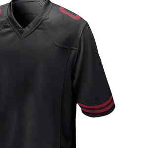 ออกแบบโลโก้ของคุณเอง เสื้อฟุตบอลอเมริกันแบบสั่งทำพิเศษ ผ้าโพลีเอสเตอร์ 100% แขนสั้น ระบายอากาศได้ดี เหมาะสำหรับทุกฤดูกาล - Product Image 4