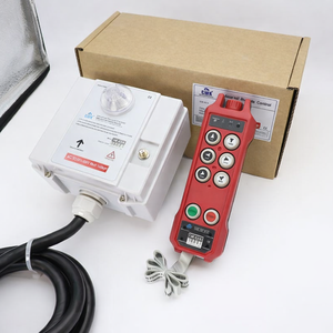 Control Remoto Inalámbrico de Radio de Doble Velocidad, Botón de Encendido/Apagado + 1 Interruptor Tipo Hongo + 1 Interruptor de Encendido, IP-65, Alcance de 100 Metros, Alimentación CA/CC con Bloqueo y Llave - Product Image 1