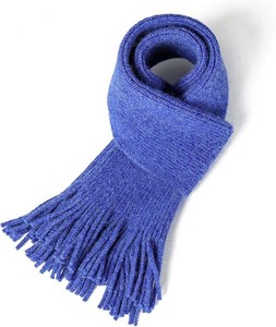 ผ้าพันคอถักนิตติ้งน้ำหนักเบาสำหรับทุกเพศ - ผ้าพันคอฤดูหนาวนุ่มและอบอุ่น - ผ้าพันคอถักลายริบพร้อมโลโก้สั่งทำพิเศษ - Product Image 2