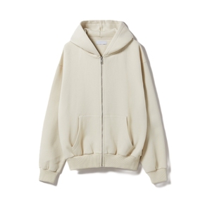 Sweat à capuche zippé grande taille pour femme, en coton respirant, vêtement d'extérieur décontracté pour l'hiver, logo personnalisé - Product Image 4