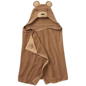 Direct Factory Organic Cotton Animal <b>Face</b> Hooded Baby Towel Premium Soft Embroidered Infant Bath Wrap Private Label Manufacturer - Product Image 1