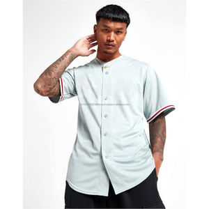 Derniers maillots de baseball en filet pour hommes personnalisés maillots vierges uniformes de baseball collégial personnalisés maillots de baseball de votre propre équipe - Product Image 5