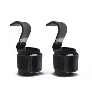 Ganchos Profesionales para Levantamiento de Pesas en Gimnasio para Hombres y Mujeres con Agarre de Acero Antideslizante para Máximo Control del Barra - Product Image 1