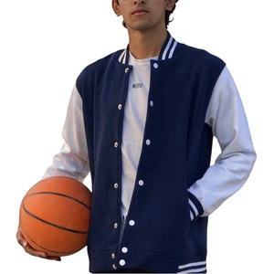 เสื้อแจ็คเก็ตวาร์ซิตี้สไตล์พรีเมียมสำหรับผู้ชาย รับผลิตโลโก้ตามสั่ง ขายส่งจำนวนมาก - Product Image 4