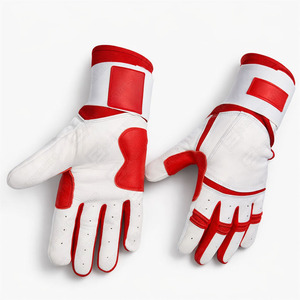 Guantes de Béisbol de Entrenamiento de Piel de Vacuno Genuina Hechos a Medida de Alta Calidad al por Mayor, Grosor de 0.7-0.8 mm, Puño Largo Original - Product Image 1