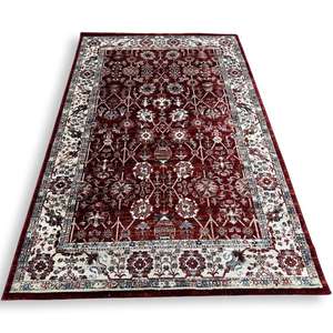 Tapis vintage gris à motif floral pour salon, chambre à coucher, intérieur, motif classique, revêtement de sol décoratif - Product Image 2