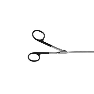 Ciseaux de dissection Metzenbaum VATS 28,8 cm, lames droites, tige de 5 mm, poignée noire à anneaux, acier inoxydable, manuel, chirurgie générale - Product Image 4