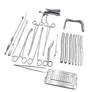 ชุดเครื่องมือผ่าตัดขยายและขูดกระดูก 21 ชิ้น ชุดอุปกรณ์ผ่าตัดแบบใช้ซ้ำได้ เกรดโรงพยาบาล - Product Image 1