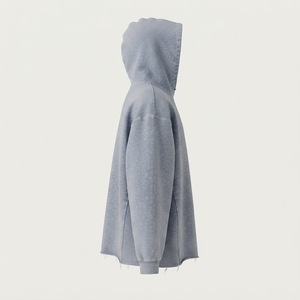 Sudaderas con Capucha Extra Grandes de Alta Calidad con Diseño Personalizado 2026 para Hombre, Sudaderas con Capucha Cortadas con Bajo sin Rematar y Lavado Ácido para Hombre - Product Image 5
