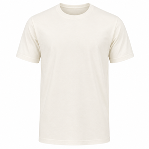 Camiseta de Algodón Personalizada de Corte Regular, Unisex, Cuello Redondo, Básica - Product Image 5