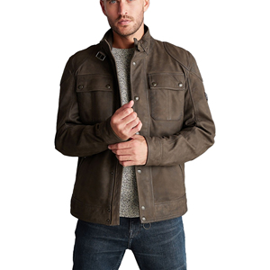 Custom <b>Men's</b> <b>Leather</b> <b>Jacket</b> Wholesale Genuine Cowhide Lambskin Coat Premium OEM Factory Direct Bulk Price - Product Image 1