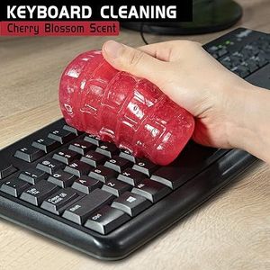 เจลทำความสะอาดรถยนต์ ดินน้ำมันสำหรับทำความสะอาดรถยนต์ อุปกรณ์ทำความสะอาดภายในรถยนต์ น้ำยาทำความสะอาดคีย์บอร์ด แปรงปัดฝุ่นแบบลม อุปกรณ์เสริมสำหรับทำความสะอาด - Product Image 2