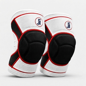 Genouillère de compression en tissu respirant, confortable, pour le sport, protection professionnelle pour le fitness, légère - Product Image 4
