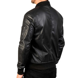 Veste en cuir de mouton véritable de qualité supérieure pour hommes, élégante et durable, confortable, vêtement d'extérieur de classe, style premium doux. - Product Image 3