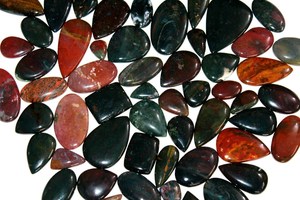 Heliotrope Cabochons || Blood Jasper || Oval Pear <b>Round</b> <b>Cushion</b> Square || Loose Bloodstone || Natural Gemstone - Product Image 3