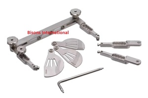 BISONS Juego de guías de sierra de calar TPLO de acero inoxidable al por mayor, guías pequeñas y grandes para instrumentos quirúrgicos veterinarios para perros y gatos - Product Image 3