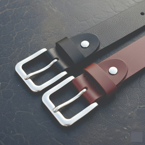 Cinturón de Cuero Genuino de Marca Personalizada para Hombre, Material de Piel de Vacuno de Primera Calidad, Hebilla de Metal de Alta Calidad, Logotipo Personalizado - Product Image 4