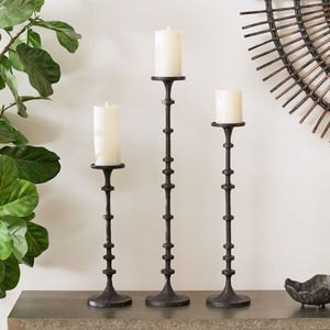 Porte-bougie en fer de qualité supérieure, magnifique accessoire décoratif pour restaurants, mariages et concepts d'aménagement intérieur contemporains - Product Image 6
