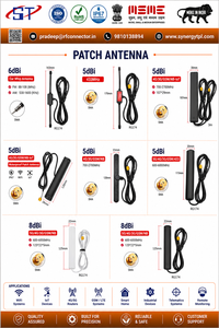 Antenne patch SMA femelle RG174 à fixation adhésive 5dBi 8dBi 4G 5G WiFi IoT GSM LTE - Product Image 1
