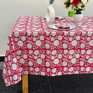 Handmade Modern Style Customizable Pure Cotton <b>Tablecloth</b> Beautiful Indian Farmhouse <b>Wedding</b> Home Hotel Party - Product Image 5