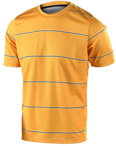 เสื้อยืดโพลีเอสเตอร์แห้งเร็วแขนสั้นสีเขียวมะกอกสำหรับผู้ชายทรงปกติเสื้อลำลอง - Product Image 6