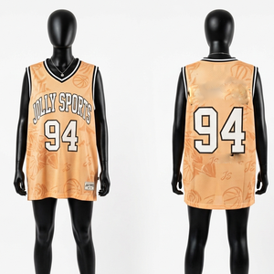 Women Basketball Jersey GSM Breathable Polyester <b>Mesh</b> Yellow Sublimation Custom Logo Print Women Basketball Jersey Breathable - Product Image 6