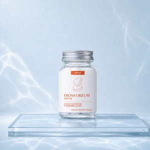 [FROM OREUM] Pasta Dental Sólida con Sabor a Mandarina de Jeju, Paquete de 60 Tabletas para Cuidado Bucal, para el Cepillado Diario - Product Image 4