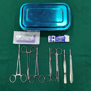 Ensemble d'instruments de chirurgie mineure ORTHO GENIX, 14 pièces, en acier inoxydable, certifié CE, pour petites interventions chirurgicales, usage clinique - Product Image 5