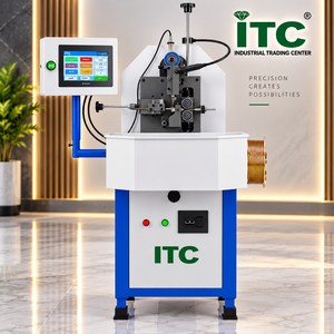 เครื่องทำสปริง ITC Zardishi 200W 220V ควบคุมด้วย PLC อุปกรณ์ขึ้นรูปขดลวดความแม่นยำสูง ความจุ 300 ชิ้น ขนาดฝา 8 นิ้ว - Product Image 1