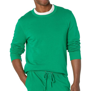 Wholesale Price Casual Oversized Sweatshirt Active Wear Crew Neck Sweatshirt Plain Blank Pullover Sweatshirt - Product Image 1