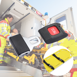 Boucle de sécurité à bouton-poussoir haute résistance CA-01 pour systèmes de retenue des brancards d'ambulance - Product Image 1