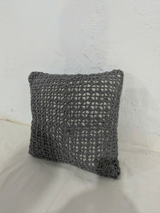Funda de Almohada Boho Vintage, Funda de Cojín de Macramé Tejida a Mano, Almohada Decorativa 100% Algodón para Sofá y Cama - Product Image 3