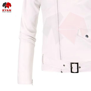 Vestes en cuir sur mesure pour hommes, couleurs unies, logos personnalisés, grandes tailles, vestes respirantes de Ryan Pro Gear - Product Image 3