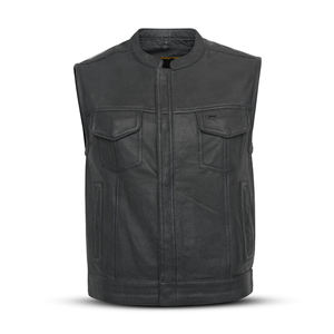 Chalecos de Cuero para Motocicleta, Chaleco sin Mangas Personalizado para Motociclista, Chaleco de Cuero para Moto 2026 - Product Image 1