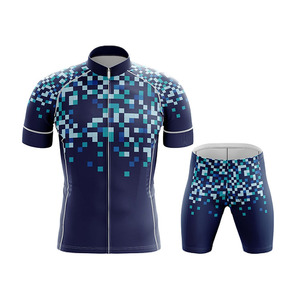 Fabricant professionnel d'uniformes de cyclisme compressifs, personnalisation de la marque, faible MOQ, combinaison de cyclisme à col montant très résistante - Product Image 1
