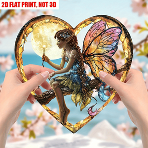 CIFbuy Acchiappasole Artigianale in Acrilico a Forma di Cuore, Decorazione da Parete per Finestre, Acchiappasole in Cristallo, Regalo per Casa e Giardino con TikTok per Ritiro Temu - Product Image 3