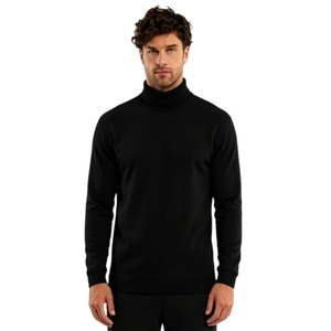 T-shirt en coton en gros 180 grammes col rond manches longues décontracté tricoté imprimé double face multicolore OEM pour hommes - Product Image 1