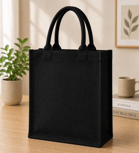 สำรวจกระเป๋าผ้าฝ้ายปอกระเจาอื่นๆ ขนาด 35x30x15 ซม. สีดำ พิมพ์ลายสกรีน หูหิ้ว 18 ซม. รับน้ำหนักได้ 8-10 กก. - Product Image 6