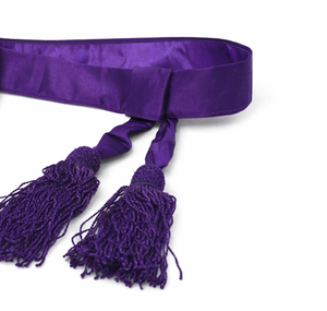 Ceremonial Waist Sash Belt <b>Braid</b> Style Formal Dress Waist Band Premium Quality Elegant Design for Events - Product Image 4