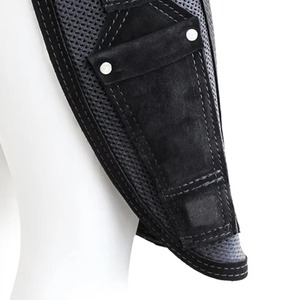 Tablier de fermeur en cuir véritable robuste pour le sablage et la coupe des sabots de chevaux – Équipement de protection professionnel pour fermeurs - Product Image 4