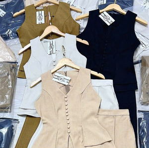 Conjunto de Dos Piezas Casual y Elegante para Mujer, Ropa de Verano Cómoda, Natural, Lavable, con Empaque Personalizado, Vietnam - Product Image 6
