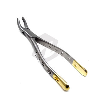 Forceps d'extraction dentaire allemands manuels en acier inoxydable de qualité supérieure, mâchoires dentées, certifiés CE, conformes aux normes MOL, instruments chirurgicaux - Product Image 2