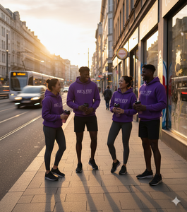 เสื้อฮู้ดดี้ทรงครอป OEM 420GSM ผ้าคอตตอน 100% หนานุ่ม พิมพ์ลาย DTG แบบกำหนดเอง ล้างสีแบบ Acid Wash ทรงบ็อกซี่ สไตล์สตรีทแวร์ สำหรับผู้ชาย - Product Image 2