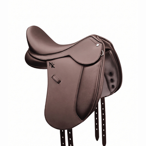 Handmade Dressage Saddle Genuine Leather Horse Riding Tack Deep Seat <b>Equestrian</b> English Wood Tree Pakistan - Product Image 1