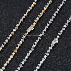Cadena Cubana de Oro de 14k de Alta Calidad para Unisex, Collares con Diamantes, Certificado IGI, Diamantes Moissanite VVS, Estilo Hip Hop - Product Image 5