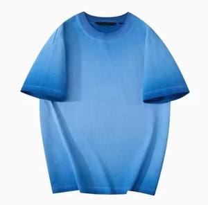 T-shirts pour hommes de qualité supérieure en gros, fournisseur de t-shirts à manches courtes pour hommes en 100 % coton, t-shirts délavés à l'acide, t-shirts unis personnalisés Fighter - Product Image 1