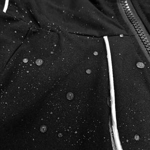 Conjunto Deportivo Reflectante Negro para Hombre, con Capucha, Manga Larga, Pantalones Deportivos de Dos Piezas con Bolsillos Laterales, Ropa de Otoño - Product Image 3