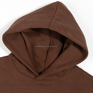 Pull à capuche uni brodé d'hiver bon marché pour hommes Polyester/coton polaire Street Wear Mode personnalisable - Product Image 2